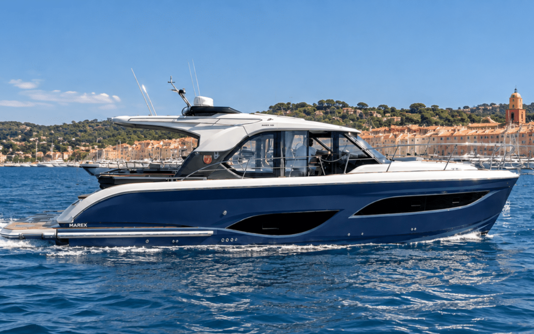 The Marex 440 Scandinavia on show at Les Voiles de Saint-Tropez